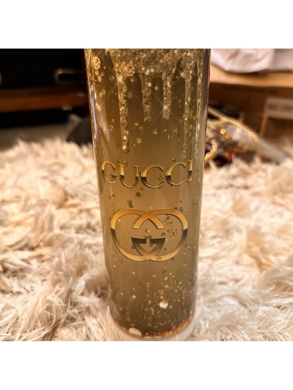 Gold Glitter Bluetooth Tumbler - Picture 1 of 2